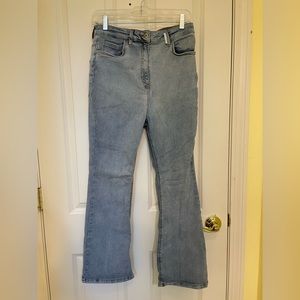 ASOS light wash flare jeans